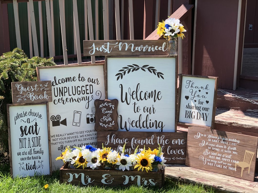 Wedding Sign Package