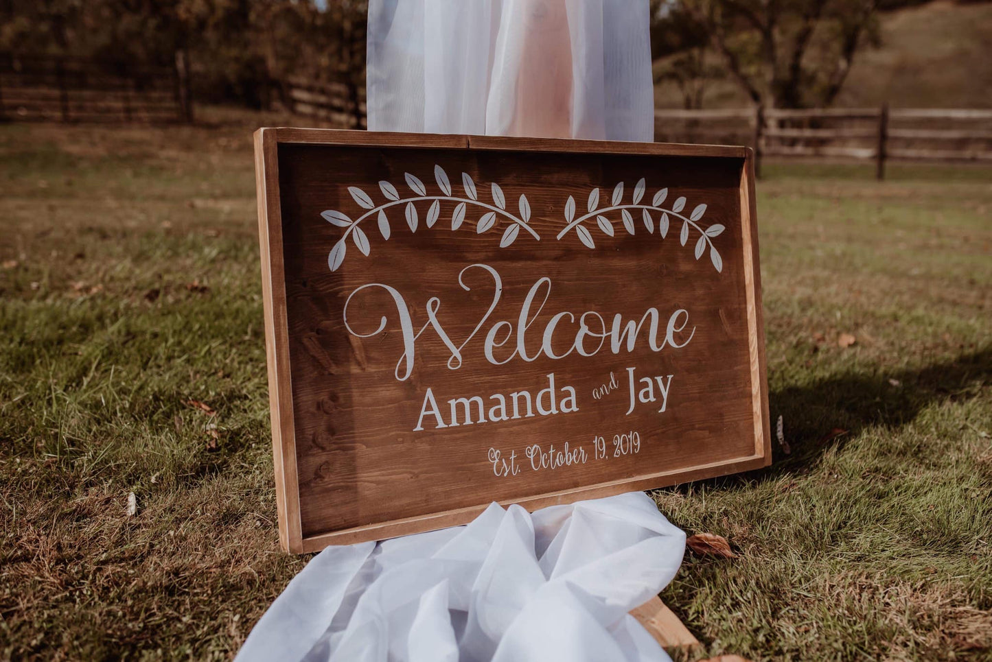 Custom Wedding Sign