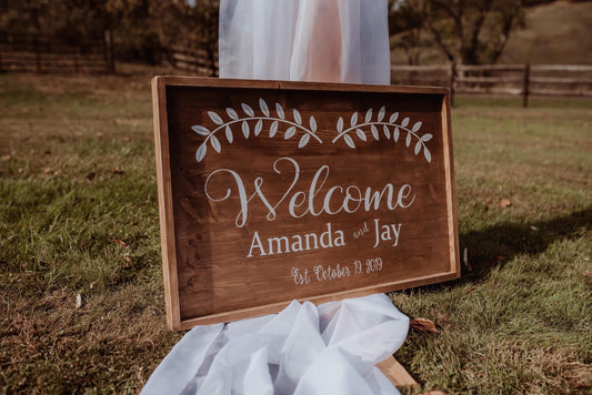 Custom Wedding Sign