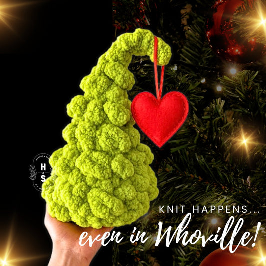 GRINCHY Tree KNIT KIT - Mail Home